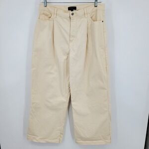 Banana Republic‎ High Rise Wide Leg Pleated Business Casual Career Pants 32 / 14